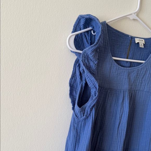 J. Crew Blue Midi Dress - Picture 4 of 7